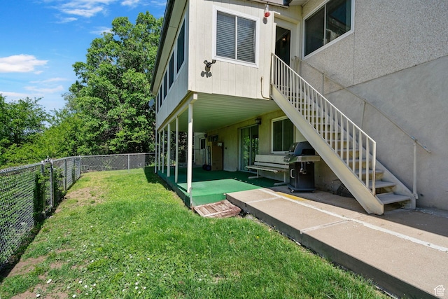 2718 E 200 N, Layton, UT 84040 - view of side of home featuring stairway and a patio