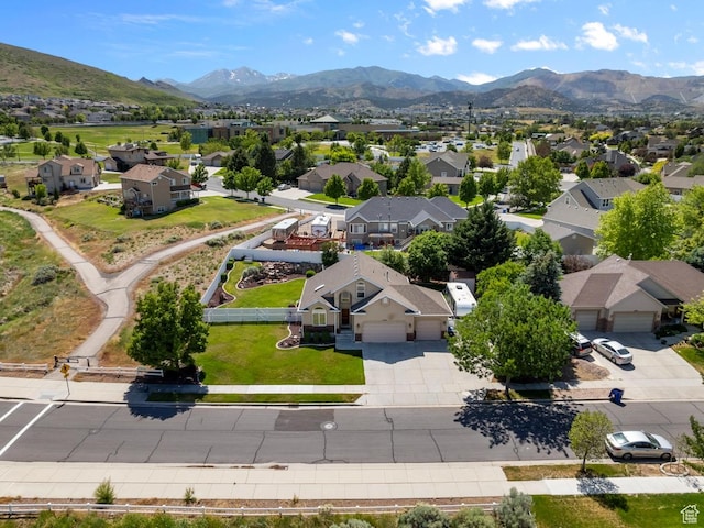 14008 S Emmeline Dr, Herriman, UT 84096 - aerial view of residential area featuring mountains