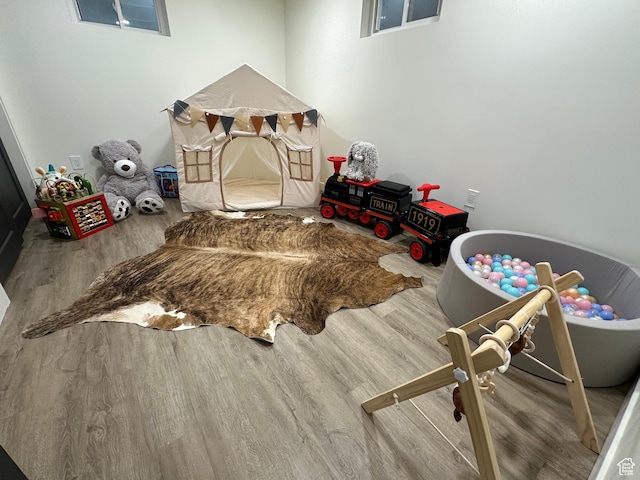 1392 N 450 E, Bountiful, UT 84010 - recreation room with wood finished floors