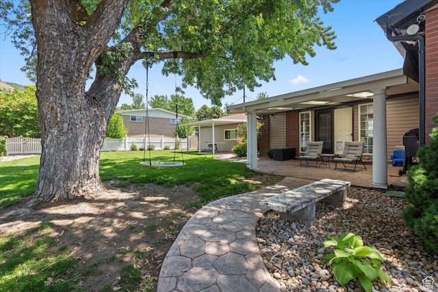 1392 N 450 E, Bountiful, UT 84010 - view of yard featuring a patio