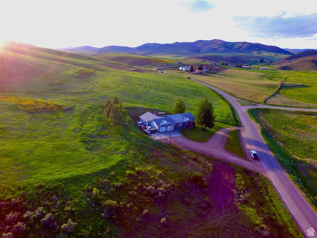 9029 N Treasureton Rd, Preston, ID 83263 - view of rural area featuring a mountainous background