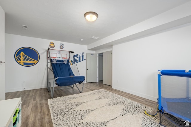 12184 N Bridgegate Way, Highland, UT 84003 - sitting room featuring wood finished floors and baseboards