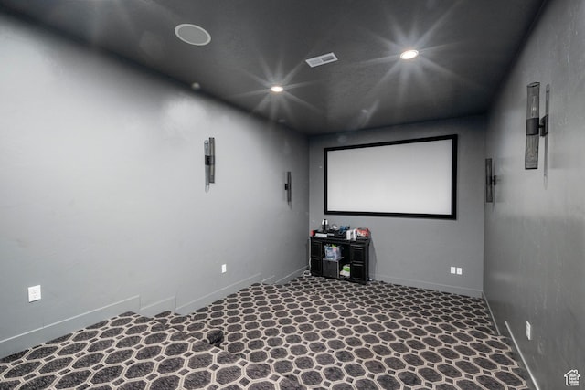12184 N Bridgegate Way, Highland, UT 84003 - cinema room featuring recessed lighting and baseboards