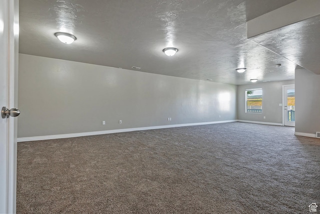 3423 W Mount Cortina Way, Riverton, UT 84065 - carpeted spare room with baseboards and a textured ceiling
