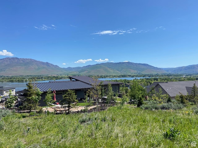 6339 E Quail Ln, Huntsville, UT 84317 - view of mountain backdrop featuring a large body of water