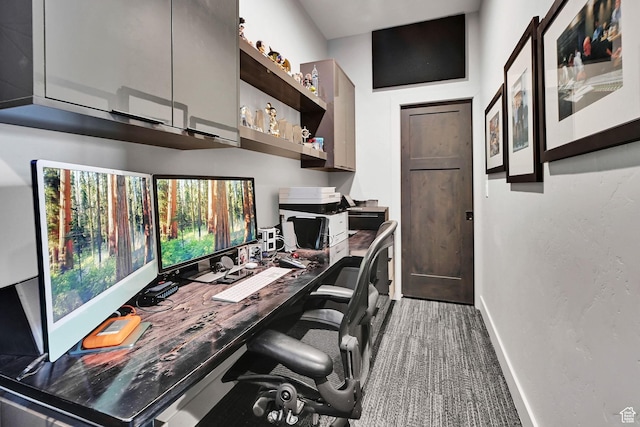 6339 E Quail Ln, Huntsville, UT 84317 - office area with baseboards and carpet floors