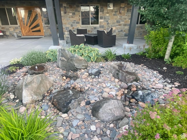 6339 E Quail Ln, Huntsville, UT 84317 - view of patio with outdoor lounge area