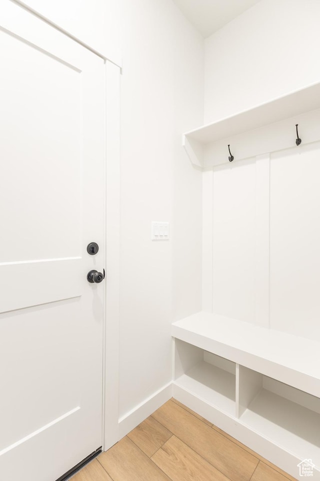 6 S 3830 W Unit 417, West Point, UT 84015 - mudroom with light wood-style flooring and baseboards