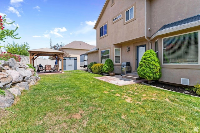 2367 S Wesson Dr, Saratoga Springs, UT 84045 - view of yard featuring a gazebo and a patio area