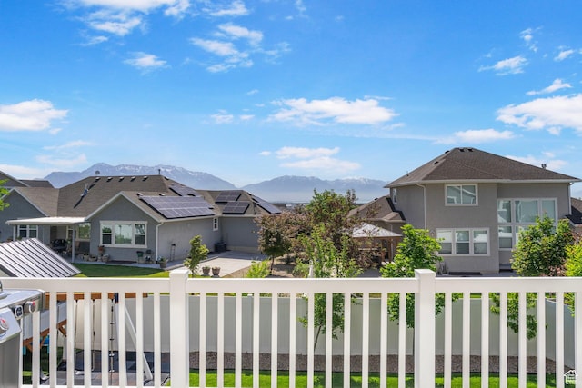 722 N Meridian Dr, Saratoga Springs, UT 84045 - exterior space featuring nearby suburban area and a mountainous background