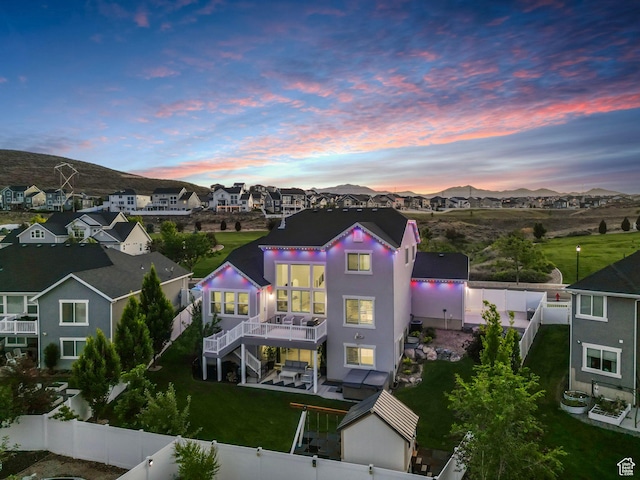722 N Meridian Dr, Saratoga Springs, UT 84045 - aerial view of residential area with mountains