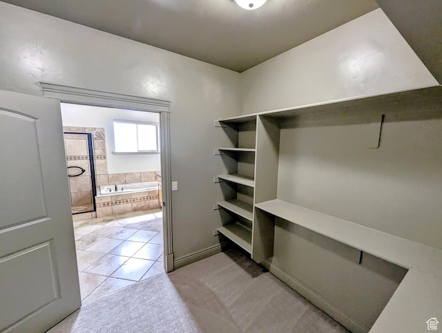 1596 E Millbrook Way S, Bountiful, UT 84010 - walk in closet featuring light tile patterned floors