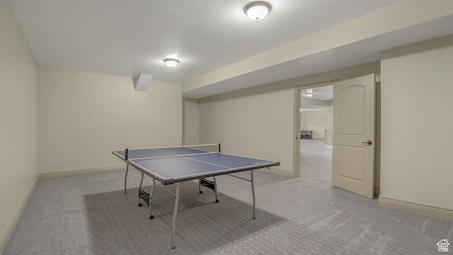 1596 E Millbrook Way S, Bountiful, UT 84010 - game room featuring light colored carpet and baseboards