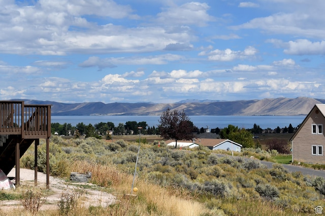 45 Wedge Way, Garden City, UT 84028 - view of mountain backdrop featuring a nearby body of water