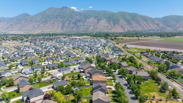 892 W Mattea, Springville, UT 84663 - aerial view of property and surrounding area with mountains and nearby suburban area