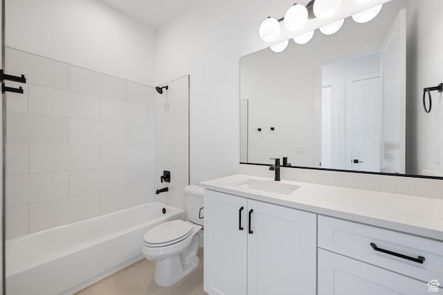 824 S 1690 W, Hurricane, UT 84737 - bathroom with vanity, washtub / shower combination, and tile patterned floors