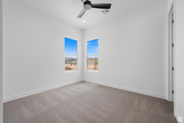 824 S 1690 W, Hurricane, UT 84737 - empty room with carpet flooring, ceiling fan, baseboards, and recessed lighting