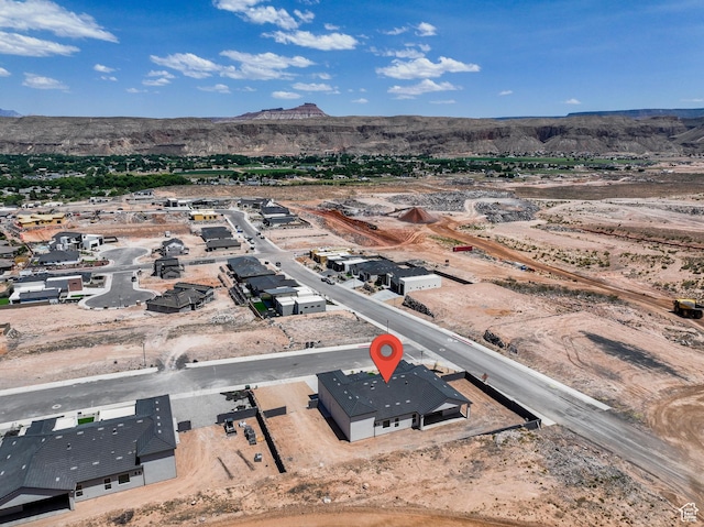 824 S 1690 W, Hurricane, UT 84737 - aerial overview of property's location with mountains