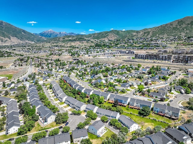 14284 S Daisyfield Dr E, Draper, UT 84020 - aerial view of property's location featuring a mountain backdrop and nearby suburban area
