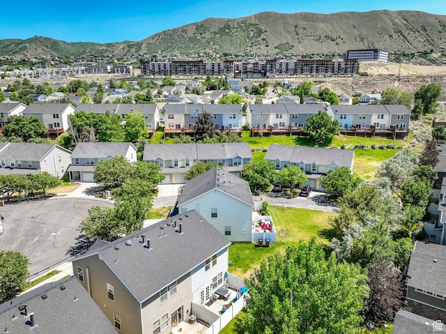 14284 S Daisyfield Dr E, Draper, UT 84020 - aerial view of residential area with mountains