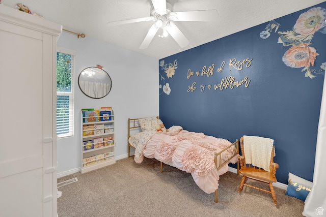 14284 S Daisyfield Dr E, Draper, UT 84020 - carpeted bedroom with ceiling fan and baseboards