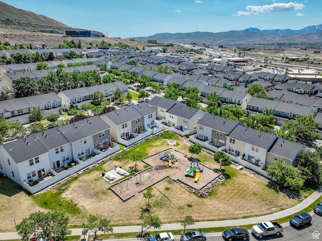 14284 S Daisyfield Dr E, Draper, UT 84020 - aerial perspective of suburban area with a mountainous background
