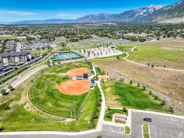 14284 S Daisyfield Dr E, Draper, UT 84020 - aerial view of residential area with a mountain backdrop