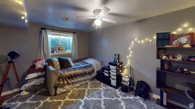 540 E 990 N, Pleasant Grove, UT 84062 - bedroom with baseboards and ceiling fan