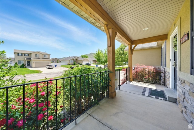 13708 S Manas Ct, Herriman, UT 84096 - covered porch with a residential view