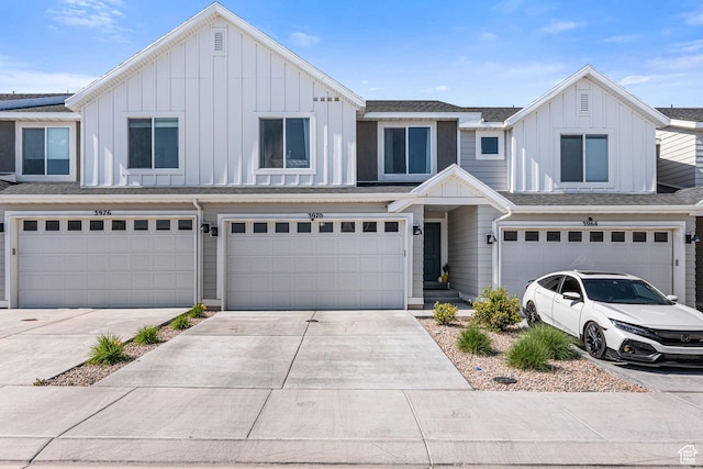 3970 W Cool Spring Ave, Lehi, UT 84043 - multi unit property featuring a garage, board and batten siding, and concrete driveway