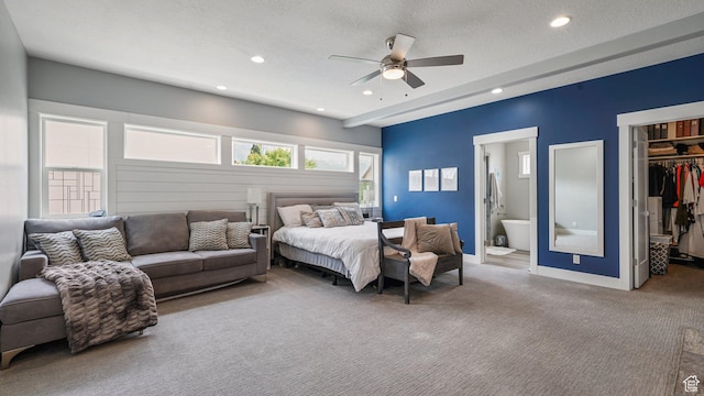 225 W 1390 N, Orem, UT 84057 - bedroom featuring carpet floors, a spacious closet, recessed lighting, a closet, and ensuite bathroom