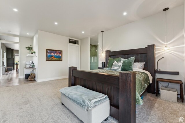2711 S 500 E, Francis, UT 84036 - bedroom featuring carpet flooring, recessed lighting, and baseboards