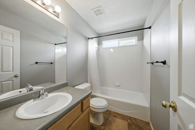 1826 N 2600 W, Lehi, UT 84043 - bathroom featuring toilet, vanity, and shower / bath combination with curtain