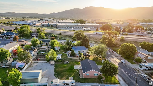 735 W 100 S, Payson, UT 84651 - aerial view at dusk of a mountain view and a residential view