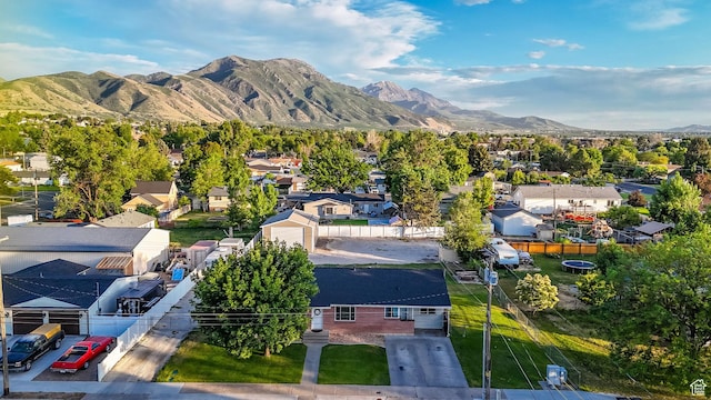 735 W 100 S, Payson, UT 84651 - aerial perspective of suburban area featuring mountains