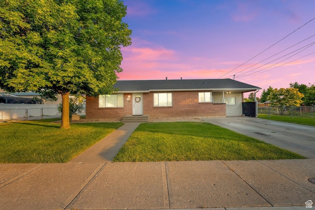 735 W 100 S, Payson, UT 84651 - ranch-style house featuring brick siding and concrete driveway