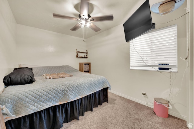 735 W 100 S, Payson, UT 84651 - carpeted bedroom featuring baseboards and ceiling fan