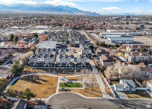 3877 S 1655 W, West Valley City, UT 84119 - aerial perspective of suburban area with a mountain backdrop