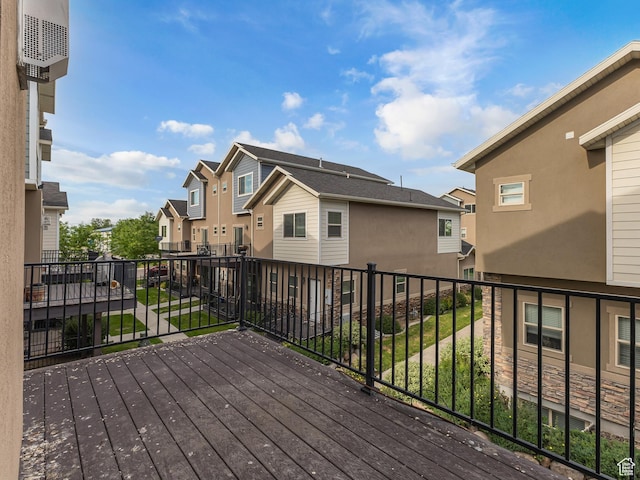 3877 S 1655 W, West Valley City, UT 84119 - wooden terrace with a residential view