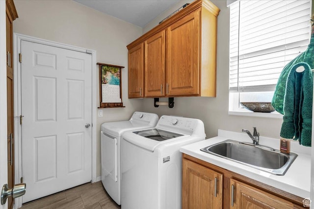 1646 W Sunkissed Dr, St George, UT 84790 - laundry room featuring washing machine and dryer and cabinet space