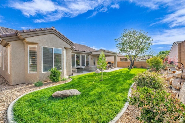1646 W Sunkissed Dr, St George, UT 84790 - view of yard featuring a patio