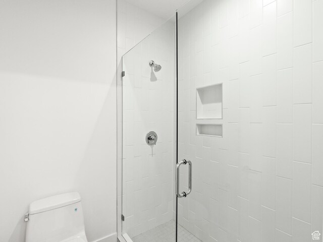 7272 W Summit Crest Cir, Herriman, UT 84096 - bathroom with a stall shower and toilet