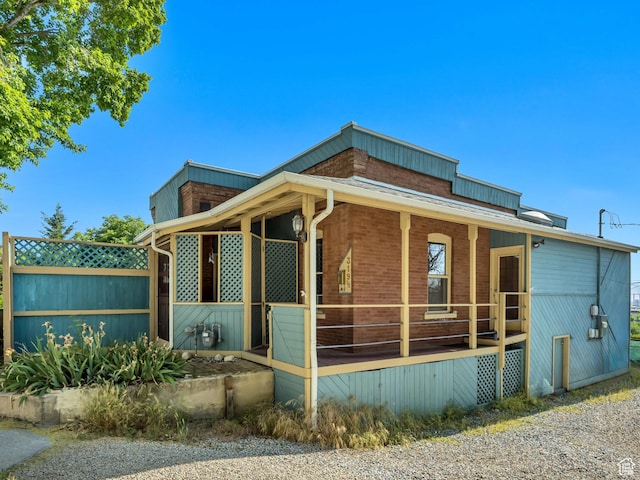 319 N Almond St W # Rear, Salt Lake City, UT 84103 - view of property exterior featuring covered porch