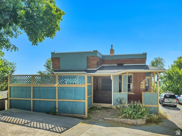 319 N Almond St W # Rear, Salt Lake City, UT 84103 - view of front of home with a chimney