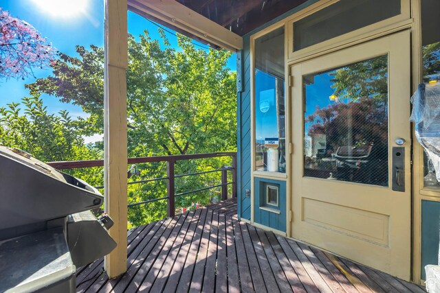 319 N Almond St W # Rear, Salt Lake City, UT 84103 - wooden terrace with area for grilling