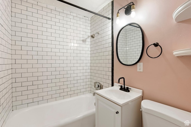 86 B St E Unit 24, Salt Lake City, UT 84150 - bathroom featuring toilet, bathing tub / shower combination, and vanity