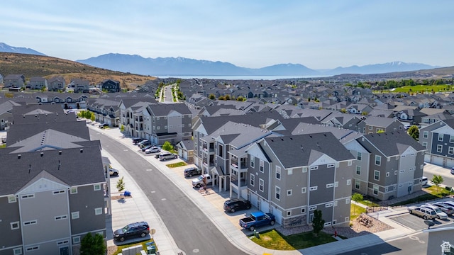 1809 W Terra Vista Ln N Unit B1, Saratoga Springs, UT 84045 - aerial perspective of suburban area with a mountain backdrop