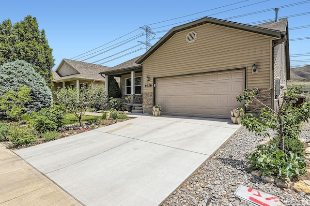 4628 N Long Way, Eagle Mountain, UT 84005 - ranch-style home with driveway and a garage