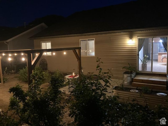 4628 N Long Way, Eagle Mountain, UT 84005 - view of property exterior at night