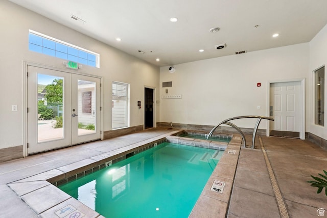 900 Bitner Rd Unit D32, Park City, UT 84098 - indoor pool with french doors